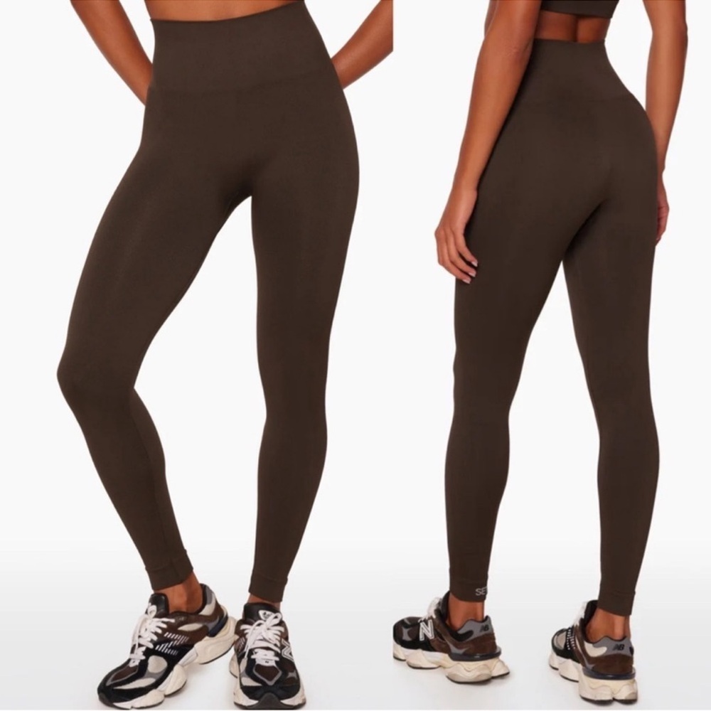 SET Active Brown High-Rise Leggings